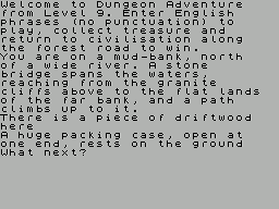 Jewels of Darkness Trilogy III - Dungeon Adventure (1983)(Level 9 Computing)